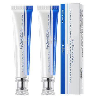 Scar Cream, Scar Removal Cream, Advanced Scar Treatment For Face and Body, Repair Scar Cream for Keloid, C-Section, Surgery, Burns, Acne Etc, Old and New Scars, Scar Removal for Women 2pcs/ 2.12 fl oz