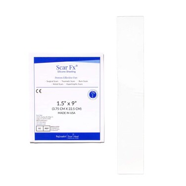 Scar Fx Silicone Scar Therapy, Size Of Patch 1 1/2" X 9", 1 Patch