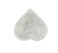 Selenite Heart Bowl - 4" Selenite Heart Crystal Bowl Charging Dish Cleansing Charged Plate of Offering Energy Bowls Stone Healing Sculpture Stones Gem Rock Decoration Natural Shape Spiritual
