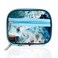 Serfeymi Weekly Travel Pill Organizer Pill Case for Purse with Removable 7 Day Pill Box, Fashionable Travel Medicine Organizer Pill Container for Medicine, Vitamin, Supplement - Blue 03