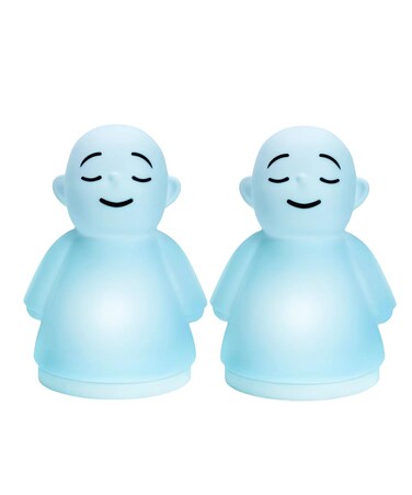 Set of 2 Mindfulness Meditation Anxiety &amp; Stress Relief Tool, Relaxing Items for Adults Kids, Upgraded 2 in 1 Touch Breathing Night Light