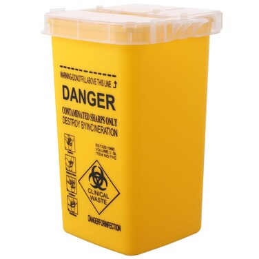 Sharps Container Needle Disposal Container Sharps Disposal Box Tattoo Sharps Waste Box for Tattoo Supplies