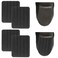 Shoe Heel Pads, Shoe Heel Repair Kit 4 Pcs Adhesive Stickers Anti Slip Thickness Cushion Sole Stick Protector Replacement Kit for Repair Leather Shoes