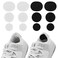 Shoe Heel Repair Inserts, 6 Pairs Self-Adhesive Shoe Patches Kit Circle Shape Sneaker Hole Prevention Patch for Repair Holes Large and Small Size