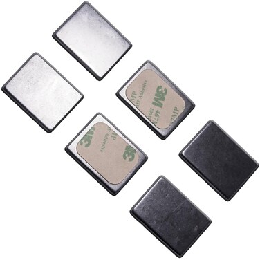 Shungite Cell Plate for Phone Protection - Square Large - Qty: 6 pcs Pack - Shungite Stones Type II - Comes with Certificate