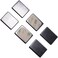 Shungite Cell Plate for Phone Protection - Square Large - Qty: 6 pcs Pack - Shungite Stones Type II - Comes with Certificate