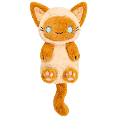 Siamese Cat Microwavable 1.5 lbs Unscented Heating Pad for Women and Kids- Cute Soft Cozy Pillow Plush Heatable Warm Stuffed Animals- Kawaii Hot and Cold Plushie- Siamese Cat Gifts for Girls and Women