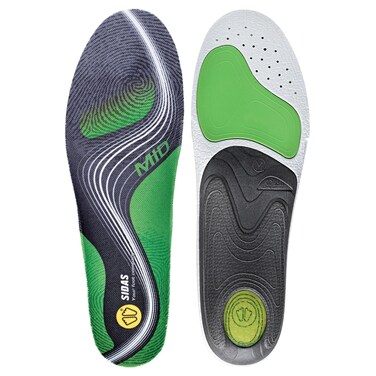 SIDAS Unisex Light Breathable Dynamic Forefoot Flex Enhanced Heel Cushioning 3Feet Active Multisports All-Year Insoles
