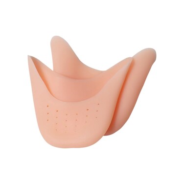 Silicone Toe Protectors Ballet Dance Toe Pads Gel Toe Covers Ballet Pointe Shoes Soft Silicone Gel Ballet Dance with Breathable Hole(1Pair)