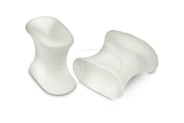 Silipos Gel Toe Spreader for Relieving Pain Due to Bunions, Overlapping Toes, Toe Drift, and Calluses, Item 11515, Size Medium, 4 per Polybag