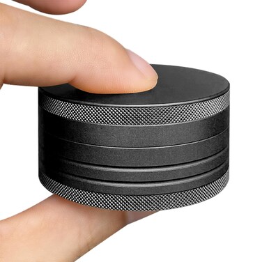 Small Pill Case - Portable Waterproof Small Pill Box for Daily Medicine - Versatile Storage for Travel, Camping, Hiking - Aluminium Alloy Round Container (Black)