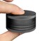 Small Pill Case - Portable Waterproof Small Pill Box for Daily Medicine - Versatile Storage for Travel, Camping, Hiking - Aluminium Alloy Round Container (Black)
