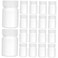 Small Pill Containers 20pcs 50ml Empty Plastic Pill Bottles Small Medicine Bottles with Caps Portable Solid Storage Container for Home Travel Pill Sample Bottles