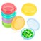 Small Pill Organizer Box, 7 PCS Travel Pill Cases Portable Pill Container Daily Mini Pill Case Holder for Pocket Purse Briefcase Pills Medicine Cod Liver Oil Storage Box Earplug Case