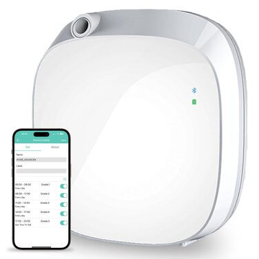 Smart Scent Air Machine for Home, 1000 Sq. Ft Coverage Waterless Essential Oil Diffuser with Smart Cold Air Diffusion Technology, Bluetooth Fragrance Diffuser for Small Room, Office, Hotel, Spa