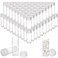 SOUJOY 200 Pieces Small Pill Bottle, 5ml Plastic Sample Bottle, Empty Prescription Medicine Vial Container with Cap, Clear Tiny Travel Tubes for Storage Portable Lab