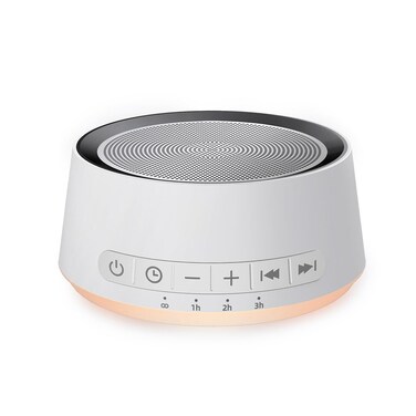 Sound Machine White Noise Machine with 30 Soothing Sounds 12 Colors Night Light Sleep Machine for Baby Kids Adults Brown Nosie Machine with 32 Volume Levels for Office Home Travel