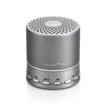 Sound Oasis Sound Machine Bluetooth Speaker Portable White Noise Machine 20 Non-Looping Sounds Nature Brown Pink Noise Tinnitus Masker Sound Soother for Sleep Home Baby Office Travel Rechargeable
