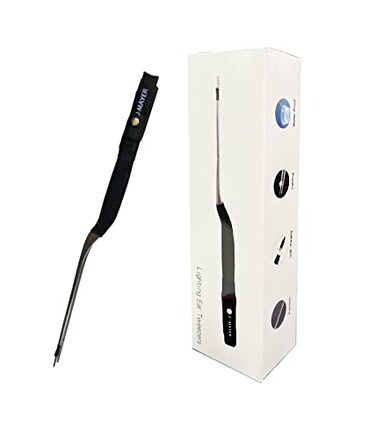 Stainless Steel Ear Wax Removal Tweezers with LED Light - Precision Tweezers for Ear Wax Removal