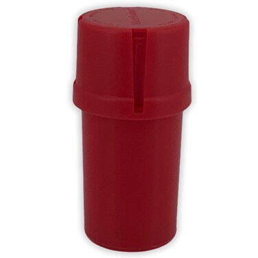 Storage Container w/ Built-In Grinder - Red