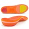STSVZORR High Arch Support Insert Plantar Fasciitis Flat Foot Orthopedic Pain Relief Insole Men Women Standing All Day,Size US-10,length-29cm,Bright Orange