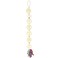 SUNYIK 7 Chakra Healing Crystal Hanging Ornament Tumbles Stone Tassel Decor for Home Kitchen Reiki Meditation Decoration for Wealth and Good Luck
