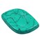 SUNYIK Handcarved Thumb Worry Stone, Polished Palm Pocket Stones Healing Crystals, Rhombus Green Howlite Turquoise