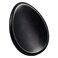 SUNYIK Handcarved Thumb Worry Stone, Polished Palm Pocket Stones Healing Crystals, Teardrop Black Obsidian