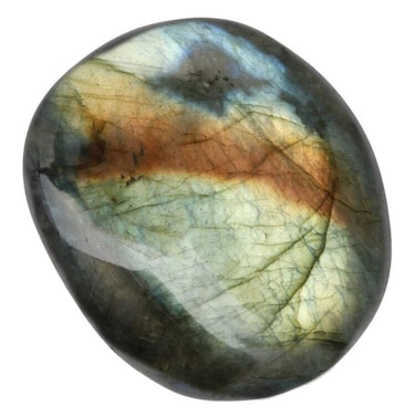 SUNYIK Labradorite Palm Stones Worry Pocket Stone, Polished Irregular Shaped Sphere Decortarion 1.5"-2.5