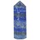 SUNYIK Lapis Lazuli Quartz Self Standing 6 Facet Single Point Figurine Sphere, 2"-3.2
