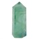 SUNYIK Natural Green Fluorite Figurine Sphere Gemstone Self Standing 6 Facet Single Point Healing Chakra,1.5"-2