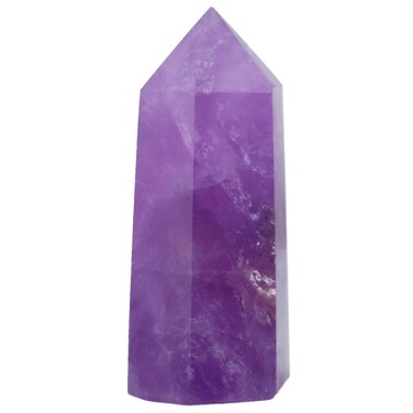 SUNYIK Natural Purple Amethyst Self Standing 6 Facet Single Point Figurine Sphere Home Decor,1.5"-2.3
