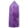 SUNYIK Natural Purple Amethyst Self Standing 6 Facet Single Point Figurine Sphere Home Decor,1.5"-2.3