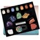 SUNYIK Natural Therapy Starter Healing Crystal Stone Kit, 7 Chakra Raw Rough Stones, Hand Carved Polished Tumbled Stones, Selenite Crystal Wand, Ogone Pendant Necklace for Reiki Balancing Meditation