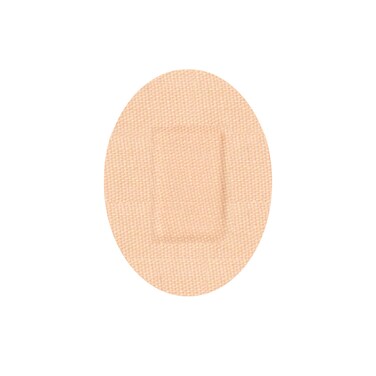 SVWXD Soft Flexible Fabric Adhesive Strips, Sterile, 7/8" Width, 1-1/4" Oval, Pack of 1200