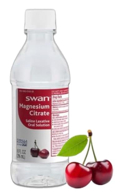 Swan Magnesium Citrate Saline Laxative - Cherry with Randa's Recipe Card
