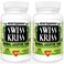Swiss Kriss Herbal Laxative Tablets, Natural Laxatives for Constipation Relief, Senna Laxative, 250 tablets, (Pack of 2)