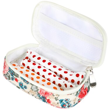 Tampon Holder for Purse, Portable PU Leather Period Storage Bag Soft Zipper Period Pouch, Tampon Organizer Bag with Zipper Portable Period Bags for Women