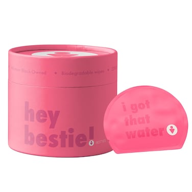 That's Besties - Prebiotic Feminine Wipes - Flushable Biodegradable PH Balanced Hygiene Wipes for Sensitive Skin Free from Fragrance Parabens and Sulfates - 10 ct.