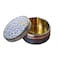 Titanium Waterproof Pill Case EDC Urgency Capsule Case Pocket Metal Box Camping Tiny Case, Blue