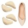 Toe Inserts for Shoes Too Big, 2 Pairs Shoe Filler Insert for Loose Shoe Toe Cushion Fillers Make Shoes Fit for Heels Pumps Flats Sneakers Women Men(Beige)