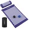 TOMSHOO Acupressure Set, Acupressure Mat and Pillow with 2pcs Massage Balls- Pain Relief Therapy Muscle Back Neck with Travel Bag for Men and Women