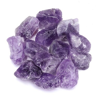 Top Plaza Bulk Healing Crystals Rough Stones Set - Large 1" Natural Raw Stones Crystal for Reiki Healing, Wicca, witchcraft, Tumbling, Cabbing, Fountain Rocks, Decoration, Polishing 1lb-Mixed Crystals