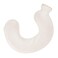 TOPINCN 1L Rubber Hot and Cold Water Bottle U Shaped Hot Water Bag with Soft Cover Soft Water Neck Shoulder Hot Water Bottle (Beige Pure Color)