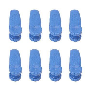 TOPINCN 8PCS Hand Tool Plastic Hand Acupressure Clip for Between Thumb and Index Migraine Headache Relief (Blue)