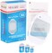 Transparent Film Dressing, 4" x 4 3/4" Box of 10 - Waterproof Wound Bandage Adhesive Patches, Post Surgical Shower or IV Shield, Tattoo Aftercare Bandage by Healqu