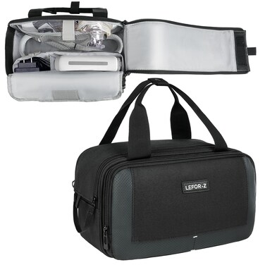 Travel Carrying Bag Compatible with ResMed AirMini/Z2 Auto CPAP Machine and Accessories,Portable Storage Organizer Case Fits for CPAP Equipment and Supplies(Bag Only)