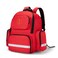 Trunab First Responder Bag Trauma Backpack Empty, Medical Emergency Kits Storage Jump Bag Pack for EMT, EMS, Police, Firefighters, Safety Officers - Patented Design Red