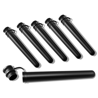 Tube Vials ( 6 Pack), Premium Waterproof Storage Tube Container Plastic Joint Holder Case Portable Travel Box Great for Outdoors