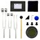 Tuning Forks for Healing Set (128Hz, 256Hz, 512Hz), Yoga and Meditation Accessories &amp; Sound Therapy Devices, Sound Healing Instruments for Chakra, A Good Gift for Women and Meditation Beginner